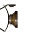 Vintage Brass Filigree Old Amber Glass And Wood Lighting