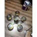 Vintage Brass Filigree Old Amber Glass And Wood Lighting