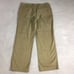 Peter Millar Tan Flat Front Casual Pants Size 36 small stain see description