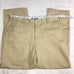Peter Millar Tan Flat Front Casual Pants Size 36 small stain see description