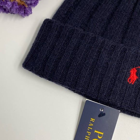 Polo Ralph Lauren Pony Lambs Wool Knit Beanie