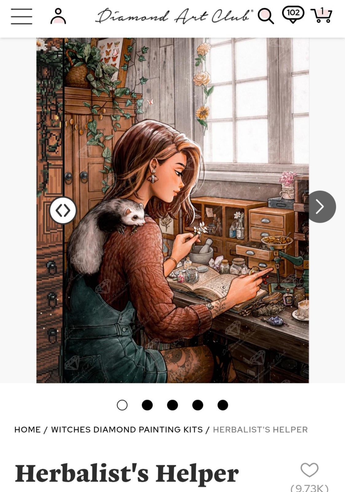 Diamond Art Club Herbalist's Helper