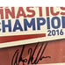 2016 USA Olympic gymnastics championship team tour signed program.