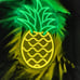 Neon Sign for Wall Decor Pineapple Neon Light for Bedroom, LED Light Up