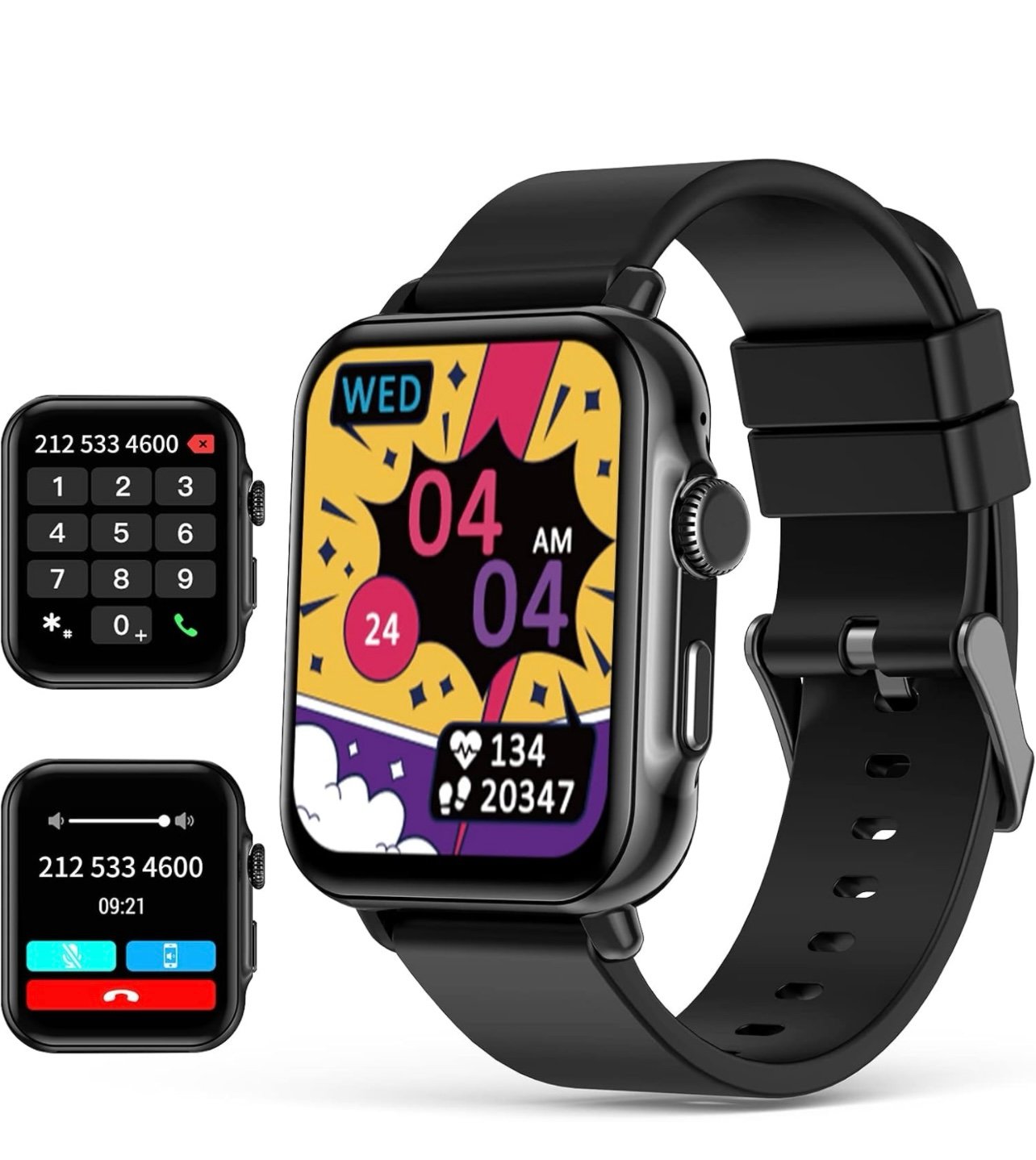 Smart Watch (Call Answer/Dial) , Brand New, black