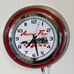 American Flyer trains logo neon wall clock