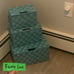 NEW 3 Woven Storage Baskets w/ Lid (3 Sizes) Turquoise (organize basket boxes