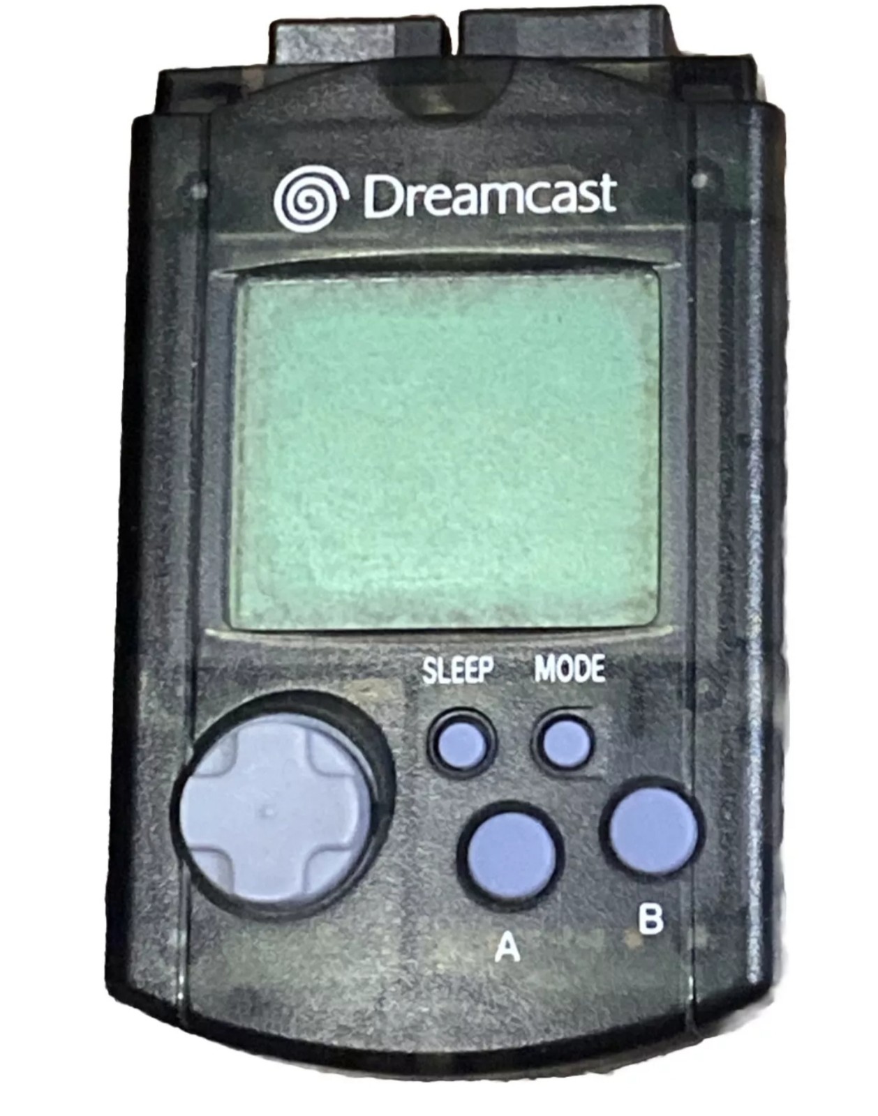SEGA Dreamcast Pure Black Visual Memory Unit VMU English Menus Dream Point Bank