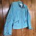 Vintage Scully Turquoise Leather Jacket Studded Y2K 90s