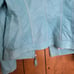 Vintage Scully Turquoise Leather Jacket Studded Y2K 90s
