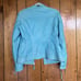 Vintage Scully Turquoise Leather Jacket Studded Y2K 90s
