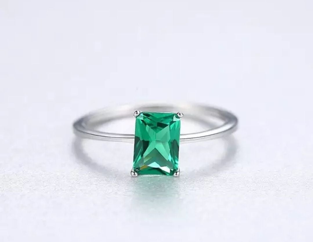 *SALE* Emerald Engagement Ring
