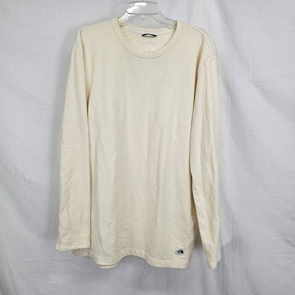 The North Face Men's Size XXL Ivory Pullover Sweatshirt Long Sleeve
