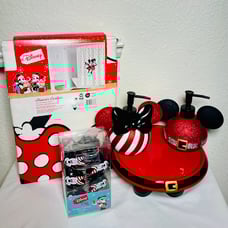 Disney Mickey Mouse Christmas Bathroom Bundle BN!