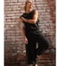 FP Movement Black Throw and Go Onesie