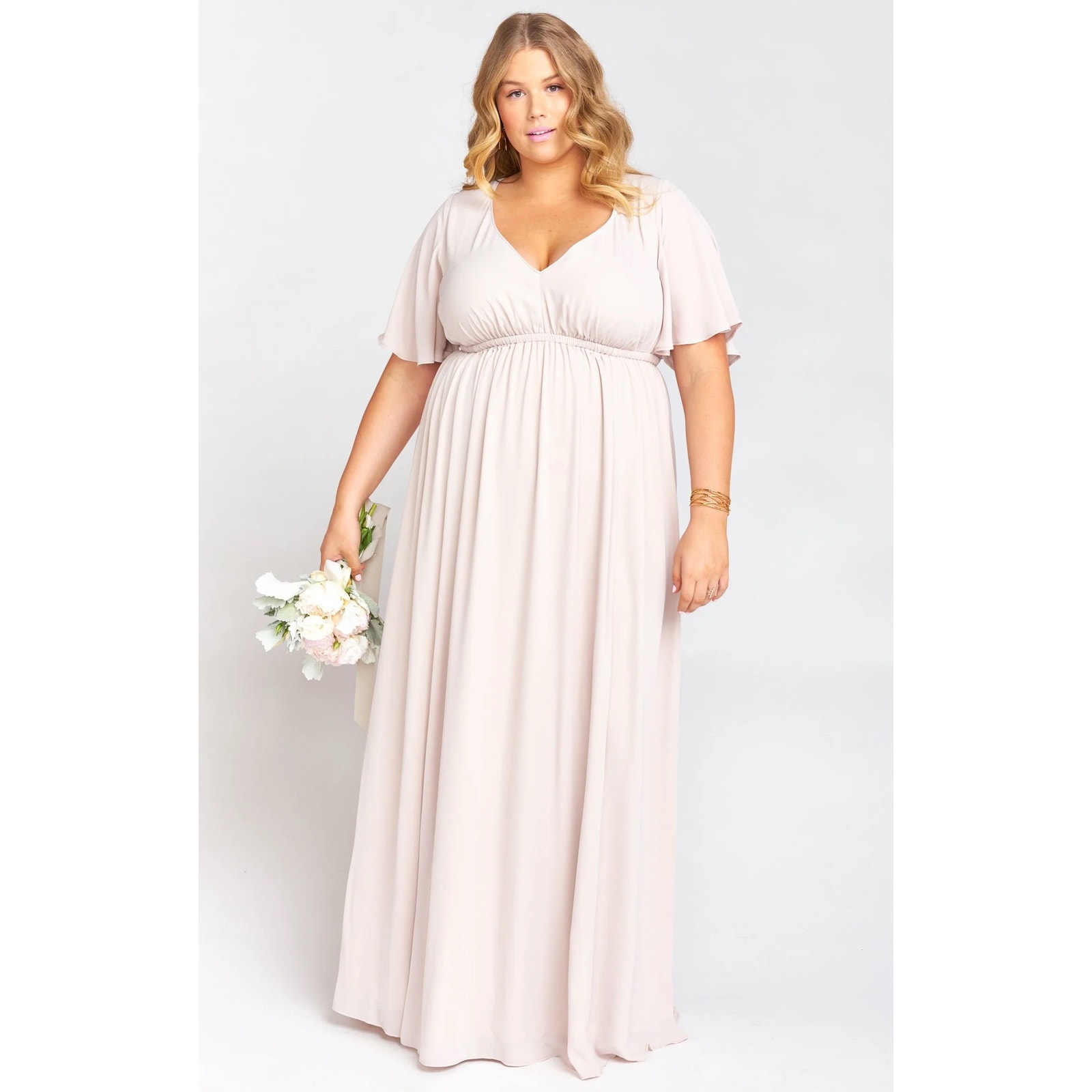 Show me your mumu Emily Empire Maxi Dress