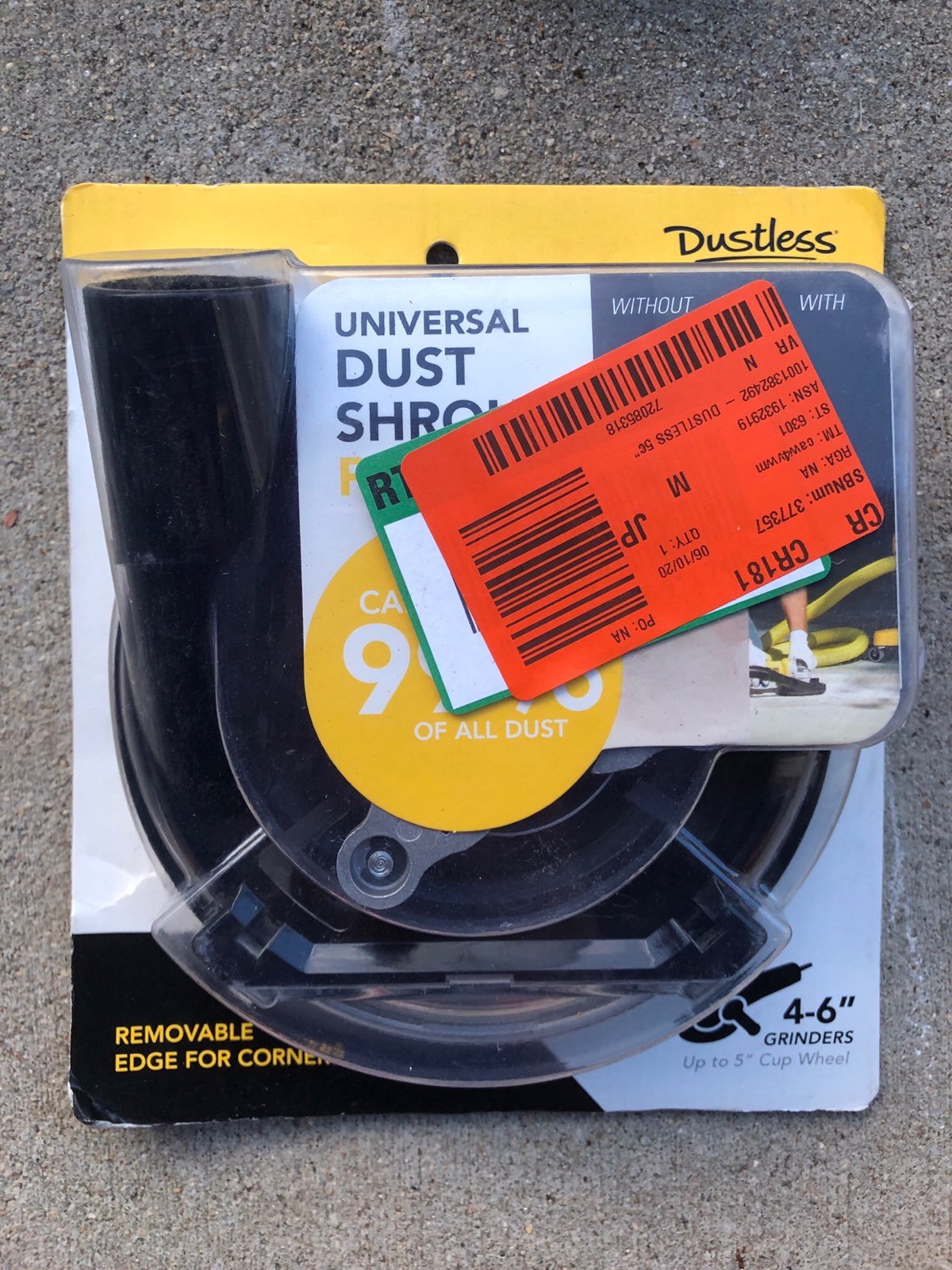 5 in. Dust Shroud Pro for Angle Grinders