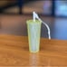 Starbucks Pale Yellow Carousel Collection Mini Studded Tumbler KeyChain