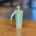Starbucks Pale Yellow Carousel Collection Mini Studded Tumbler KeyChain