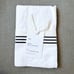 Pottery Barn Grand Organic Percale KING Sham Black Embroidery NWT