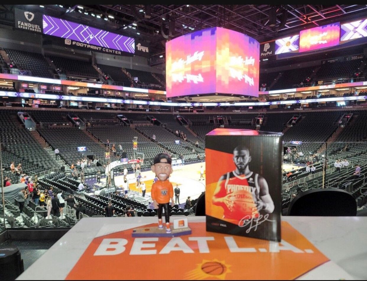 Brand new CP3 Chris Paul Talking Bobblehead Suns