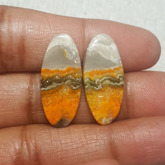BumbleBee Jasper Natural Gemstone Cab