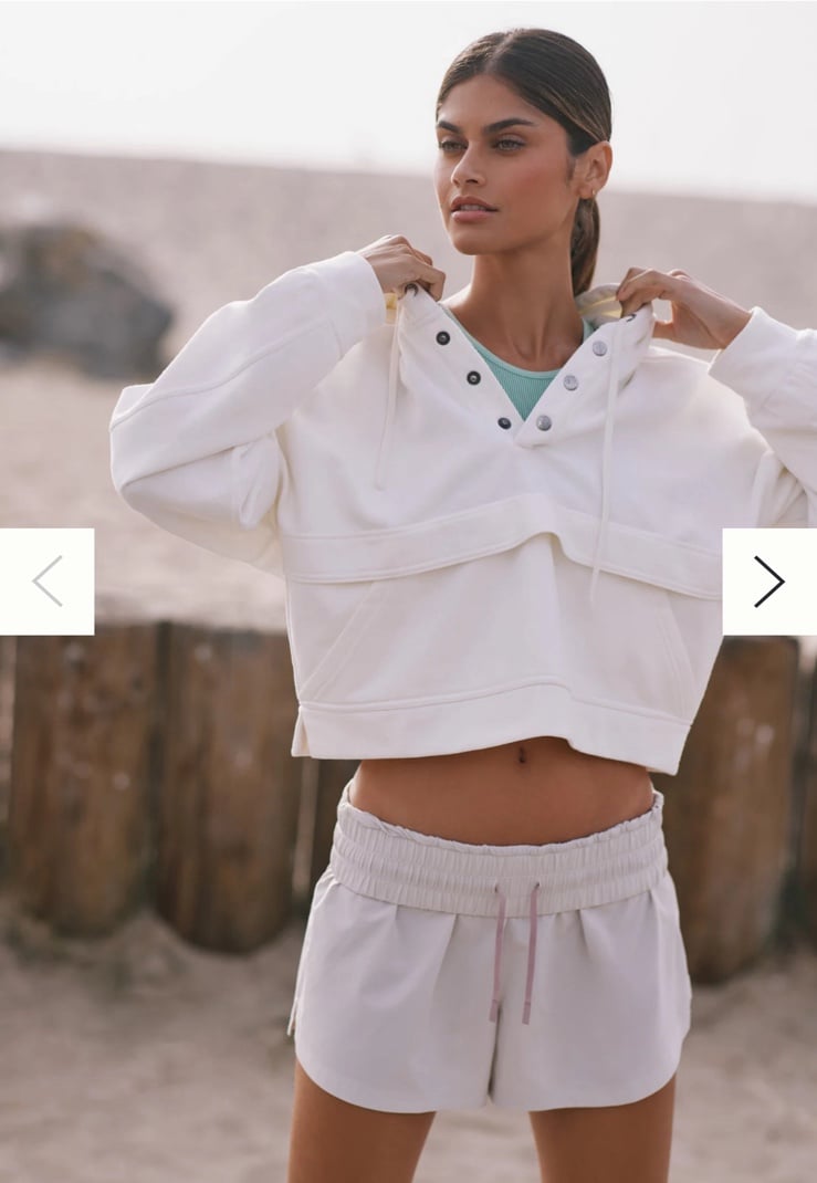 Daily Practice by Anthropologie Henley Sweatshirt