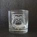 Georgia Bulldogs Wiskey Glass