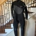 RIP CURL Men's 4/3 Heat Seeker ZIP-FREE Wetsuit - BLK - XL