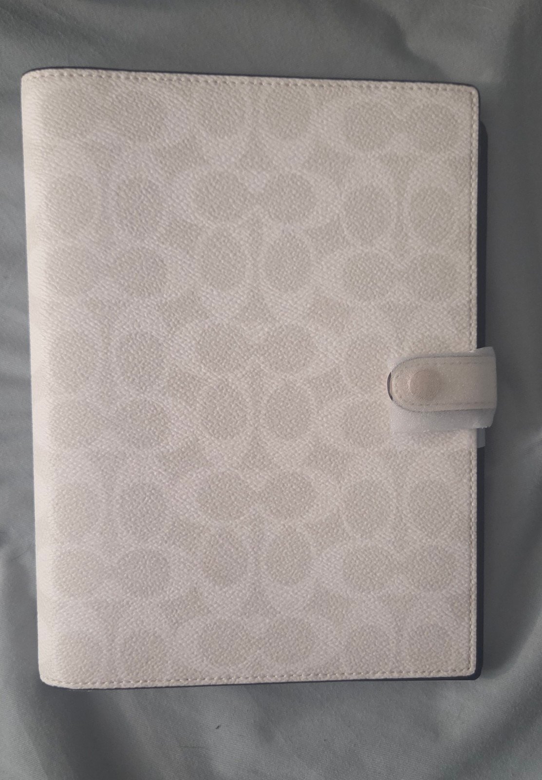 CoachNWT coach signature leather notebook journal chalk