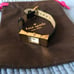 Carlyle Patent Leather and Gold Watch