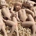 Unfinished vintage porcelain dolls
