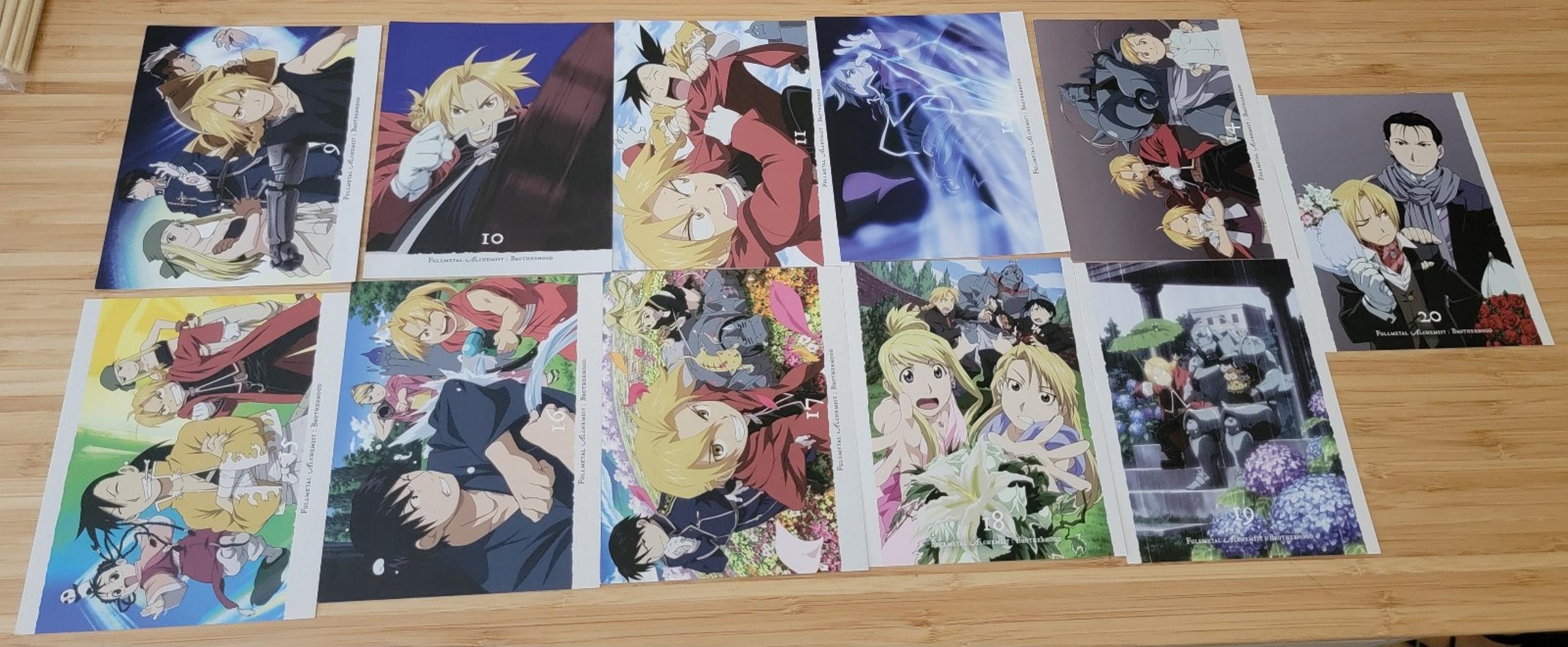 Fullmetal Alchemist Brotherhood Art Prints Funimation Aniplex