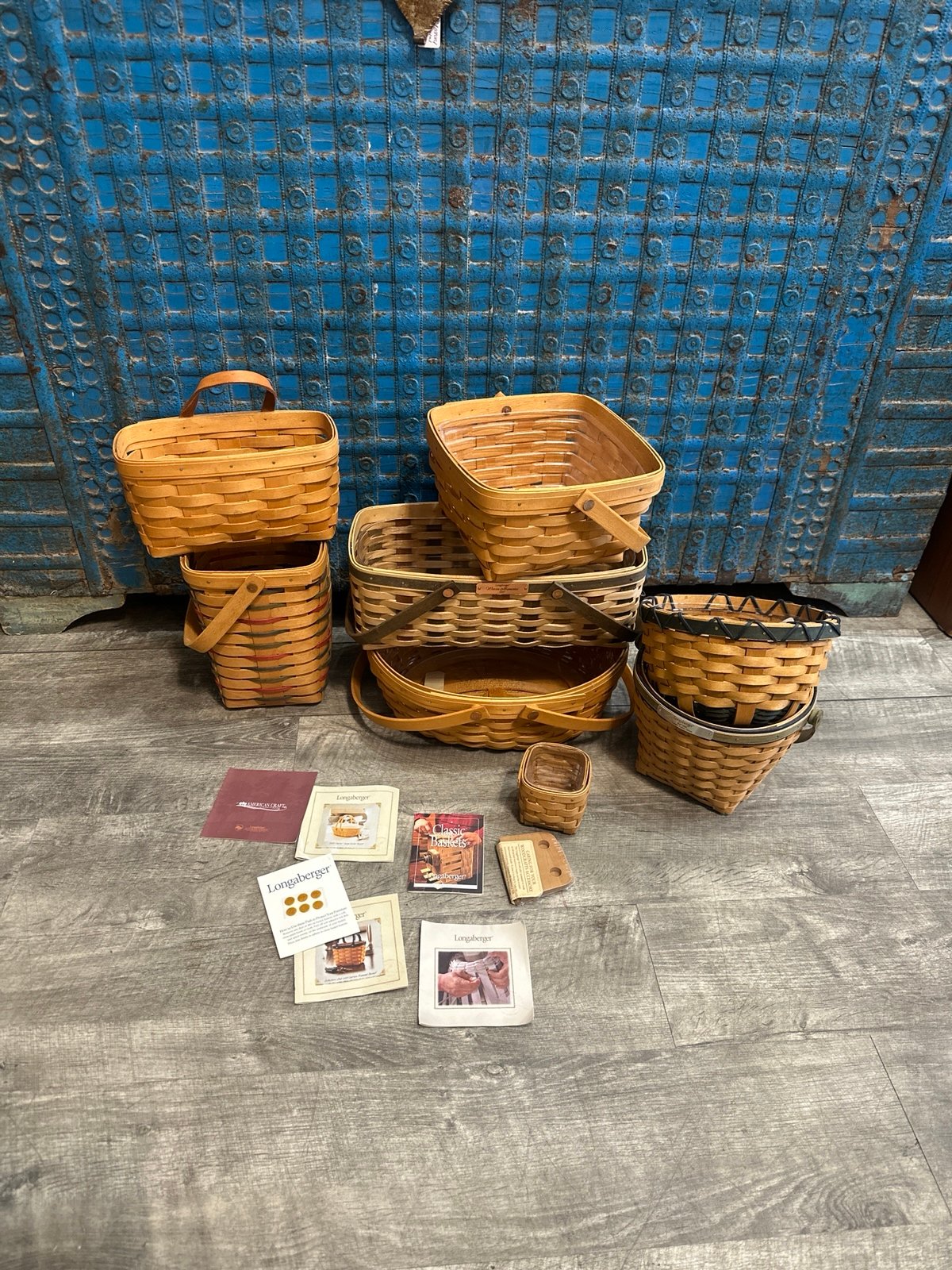 Vintage Longaberger basket lot