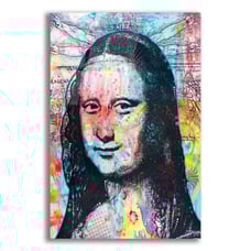 Acrylic glass wall art Mona Lisa 12 x16 inches