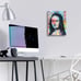 Acrylic glass wall art Mona Lisa 12 x16 inches