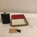 Vintage Saddler by Bosca Leather Covered Flask NIB