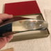Vintage Saddler by Bosca Leather Covered Flask NIB