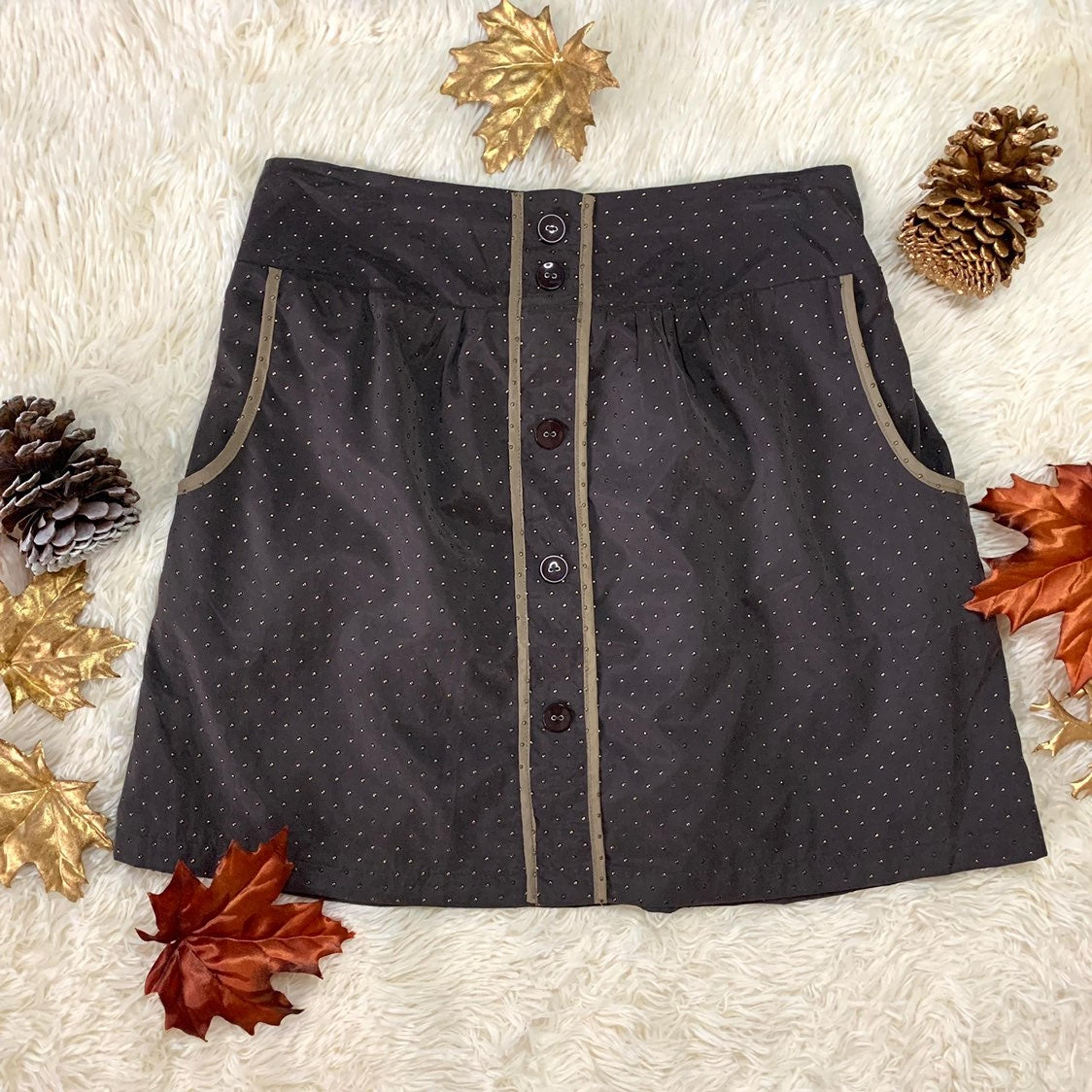 Francesca's Charcoal Gray Mini Skirt