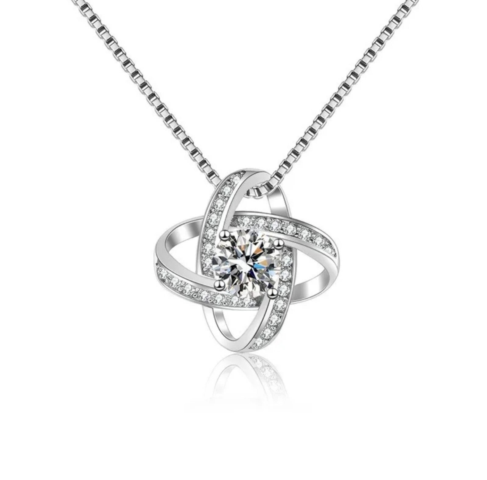 Lucky Clover Moissanite Necklace