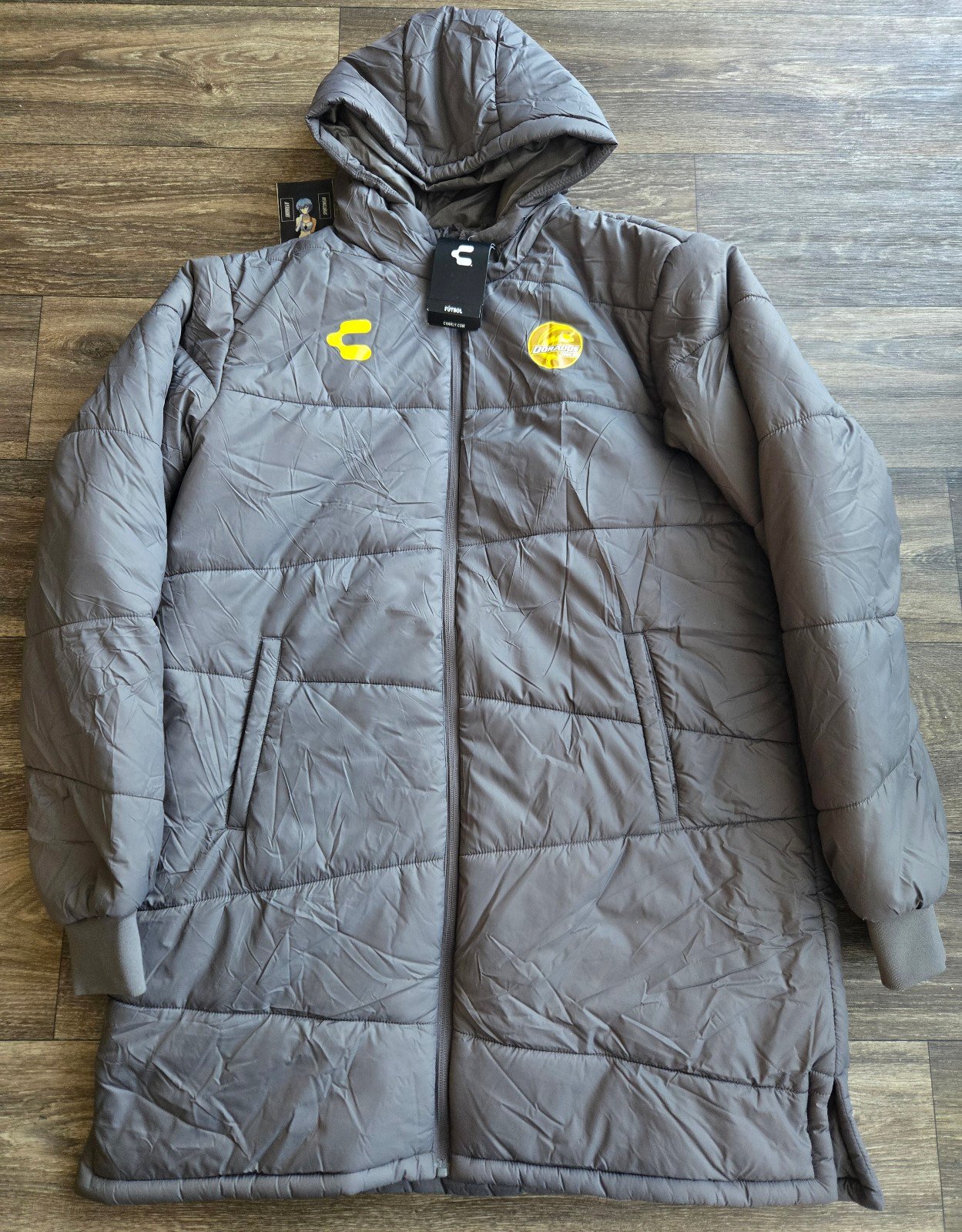 Charly Dorados De Sinaloa Hooded Puffer Jacket Medium