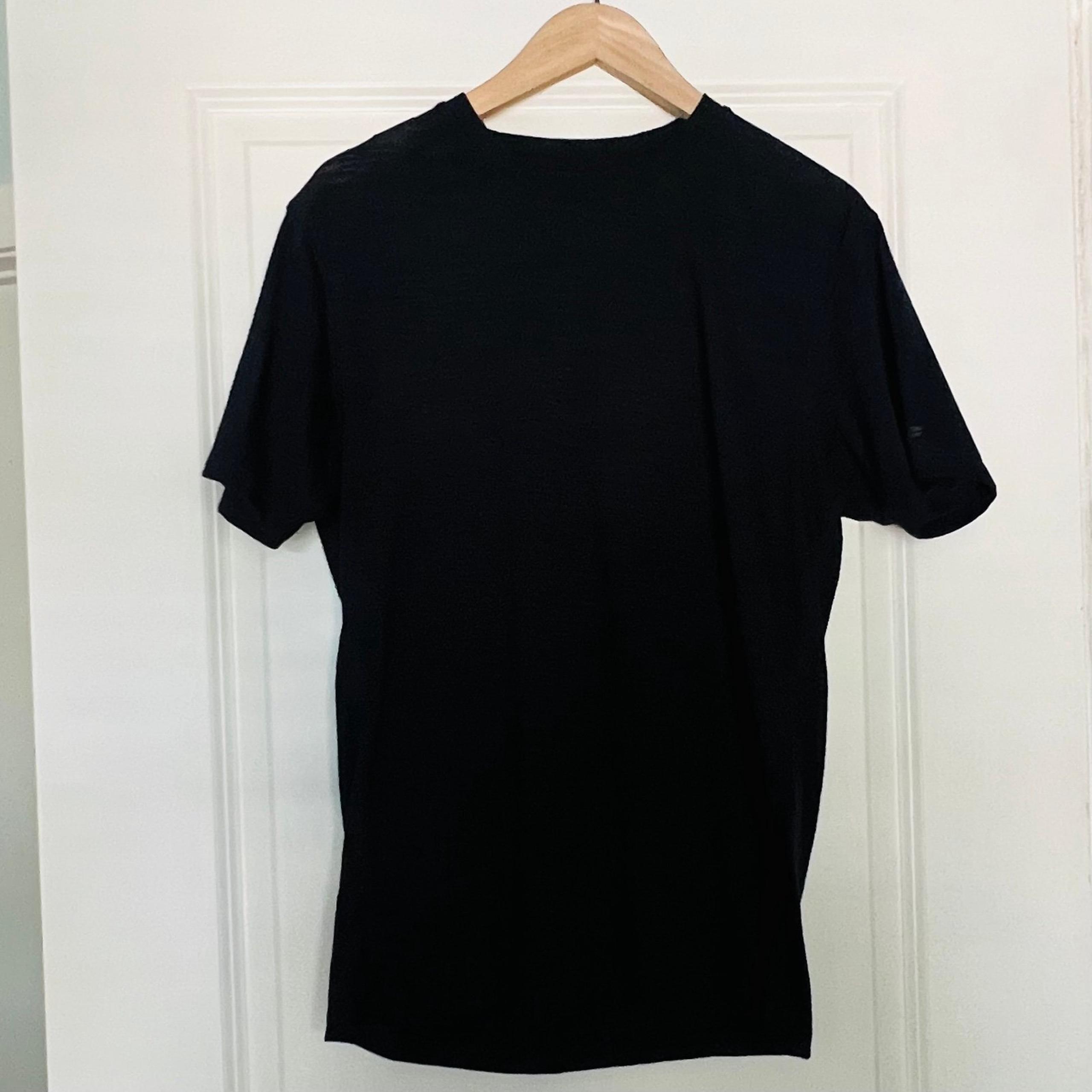 Fabletics Men’s Size Medium Black Short Sleeve T-shirt Crew Neck Quick Dry Gym