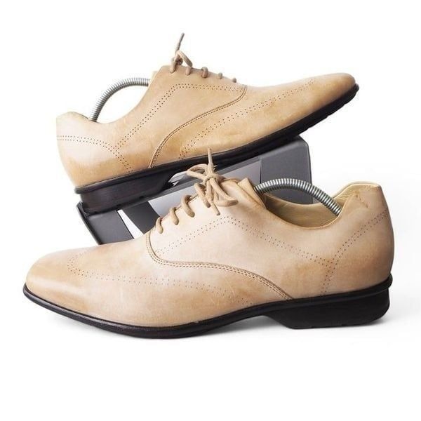I-Travel by Rockport Upson Wingtip Derby Oxfords Sand Beige APM4258X Men's 11/45