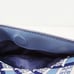 TORY BURCH Geo Logo Essentials Pouch with Removable Strap Navy Geo Allover