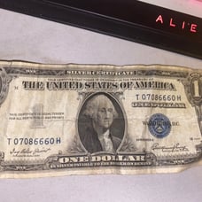 1935 Series E Silver Certificate 666 Devil Note