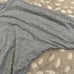 Cuyana Heather Grey Organic Pima Drape Back Top Shirt Size S/M