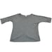 Cuyana Heather Grey Organic Pima Drape Back Top Shirt Size S/M