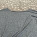 Cuyana Heather Grey Organic Pima Drape Back Top Shirt Size S/M