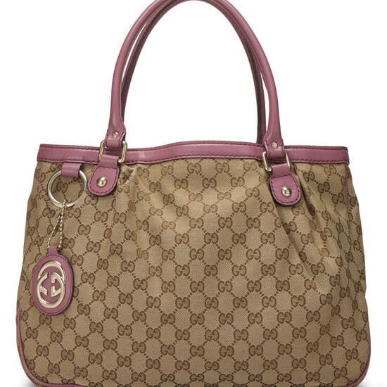 Pink Original GG Canvas Sukey Handbag Large