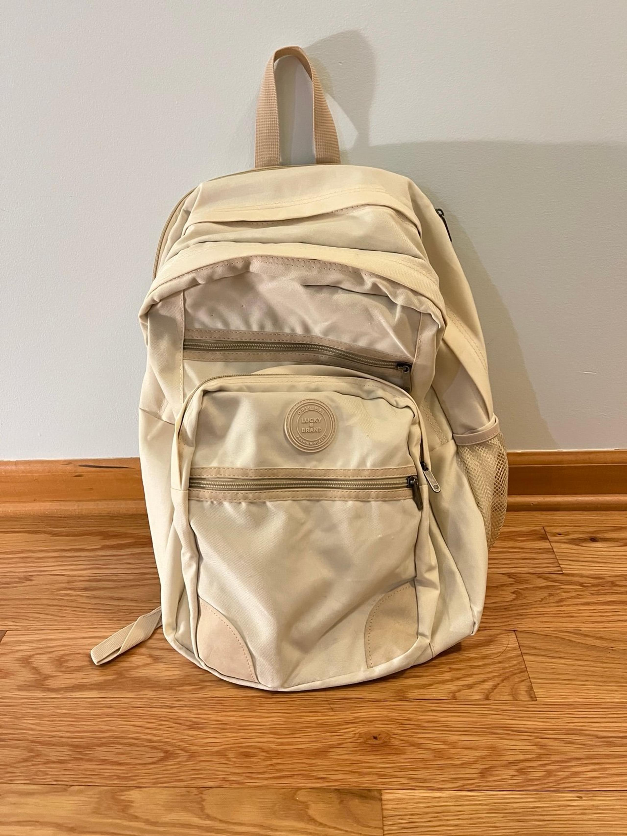 lucky brand backpack beige
